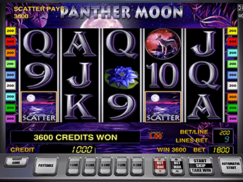 Игровой слот Panther Moon